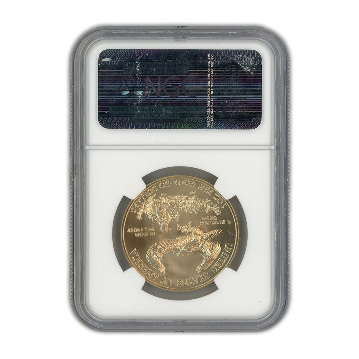 2010 $50 Gold Eagle NGC MS70 - CoinsTV