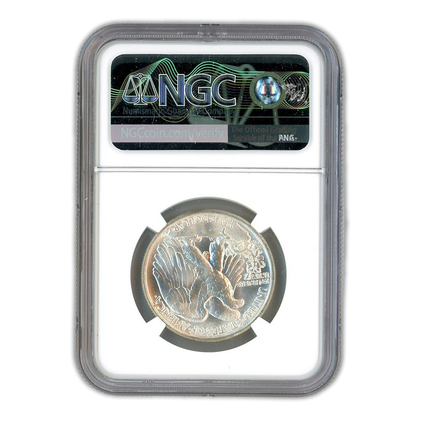1946 Walking Liberty Silver Half Dollar - NGC MS64 Sight White - CoinsTV