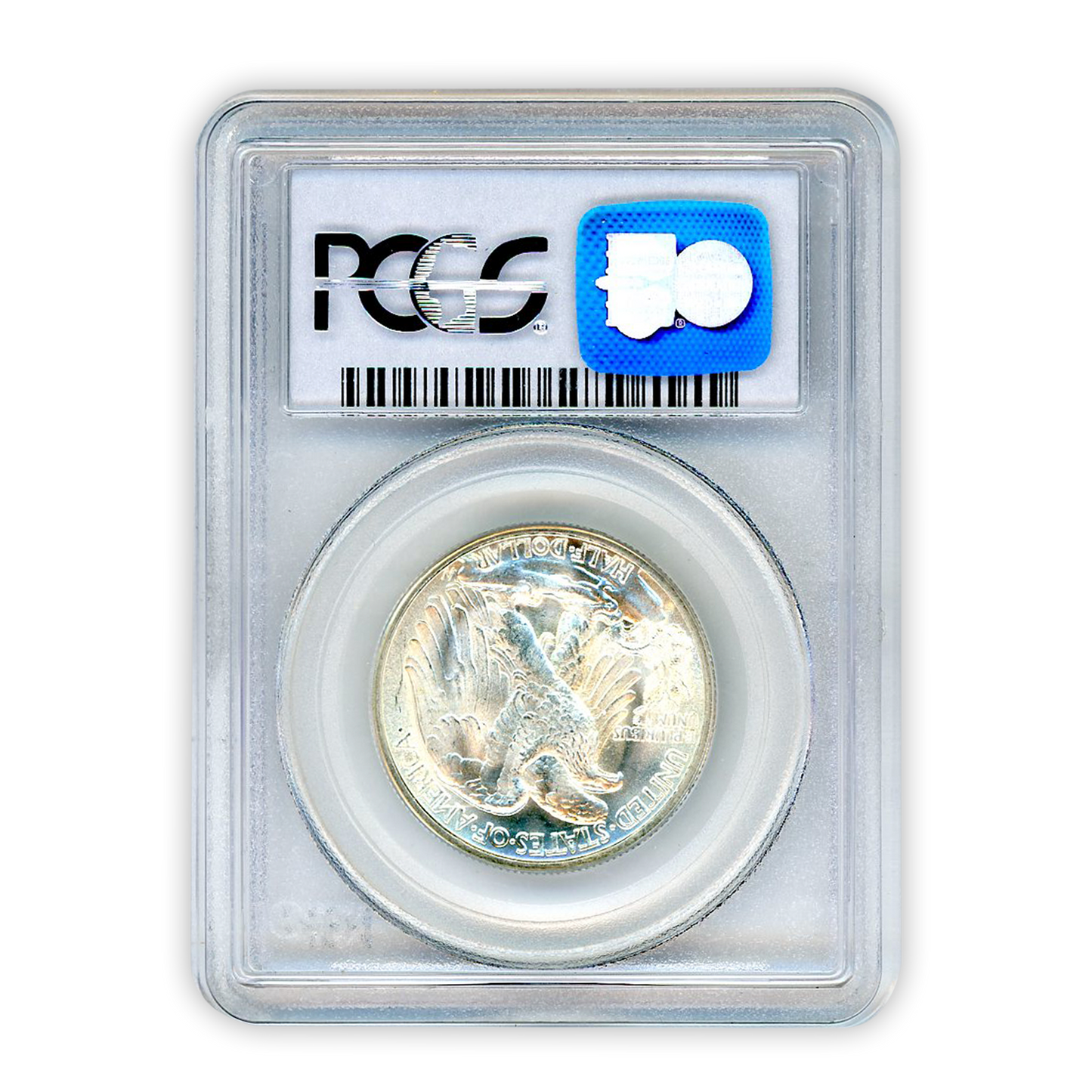 1939 D Walking Liberty Silver Half Dollar - PCGS MS65 Sight White - CoinsTV