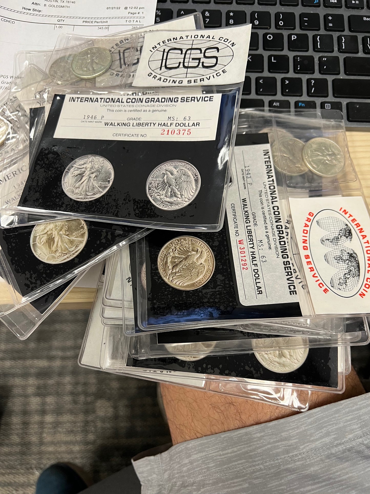 BU Walking Liberty Vintage Grading Grab Bag - CoinsTV