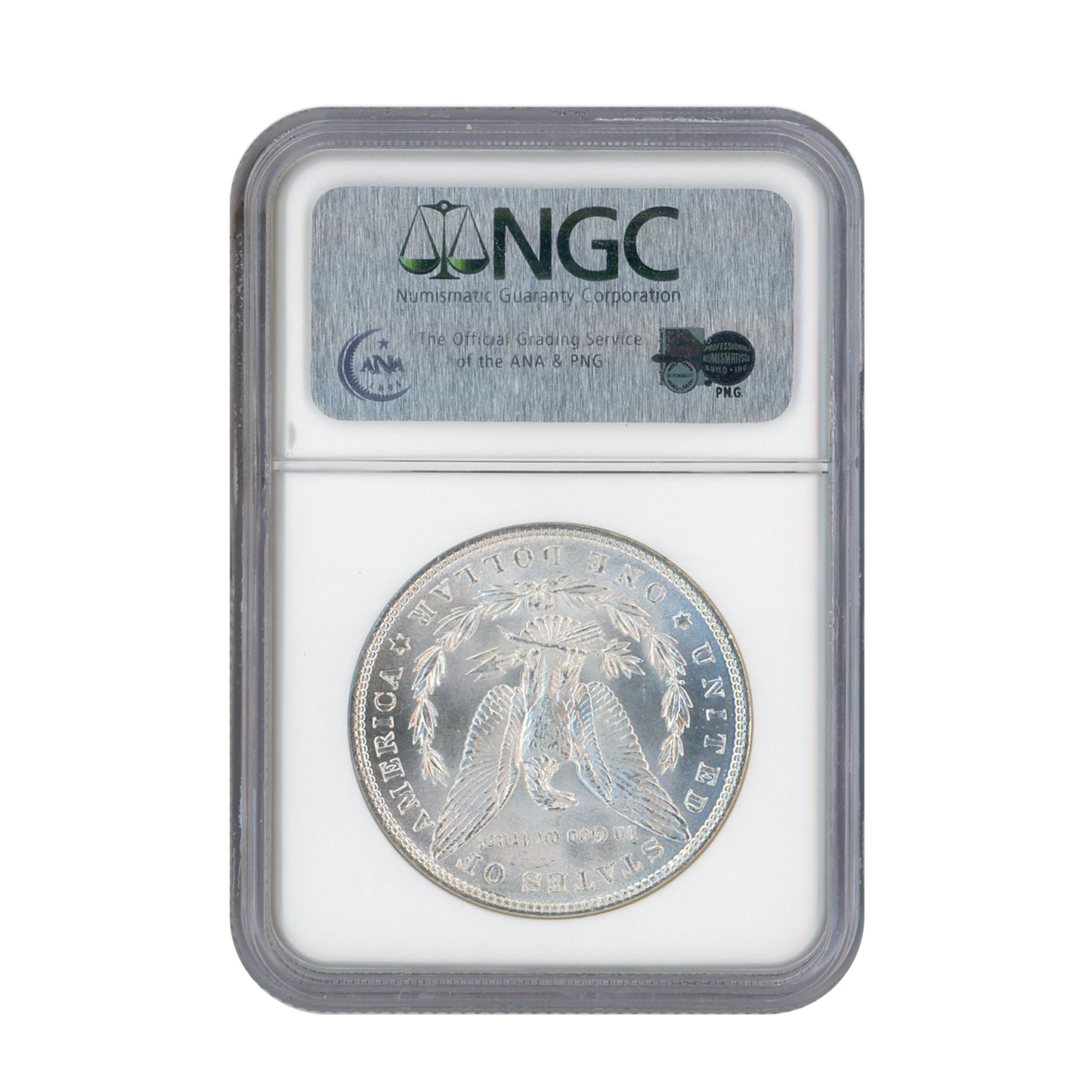 1886 Morgan Silver Dollar Philadelphia - NGC MS64 Sight White - CoinsTV