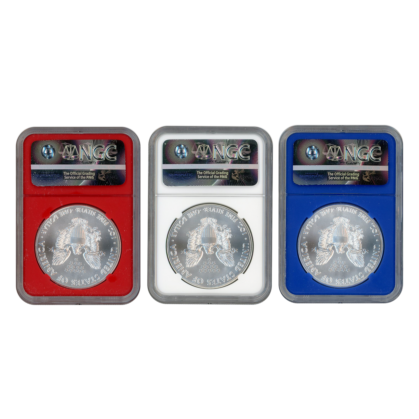 NGC MS70 First Day of Issue - Patriotic Red White & Blue Core Grab Bag - CoinsTV
