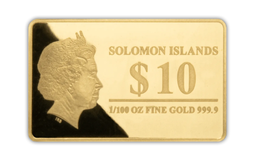 2022 1/100 oz Solomon Mysteries of World History - Devils Tower Gold Prooflike - CoinsTV