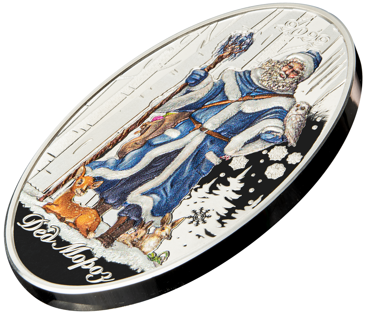 2022 $5 PROOF 1 OZ SILVER "FATHER FROST" MATRYOSHKA DOLL SERIES - CoinsTV