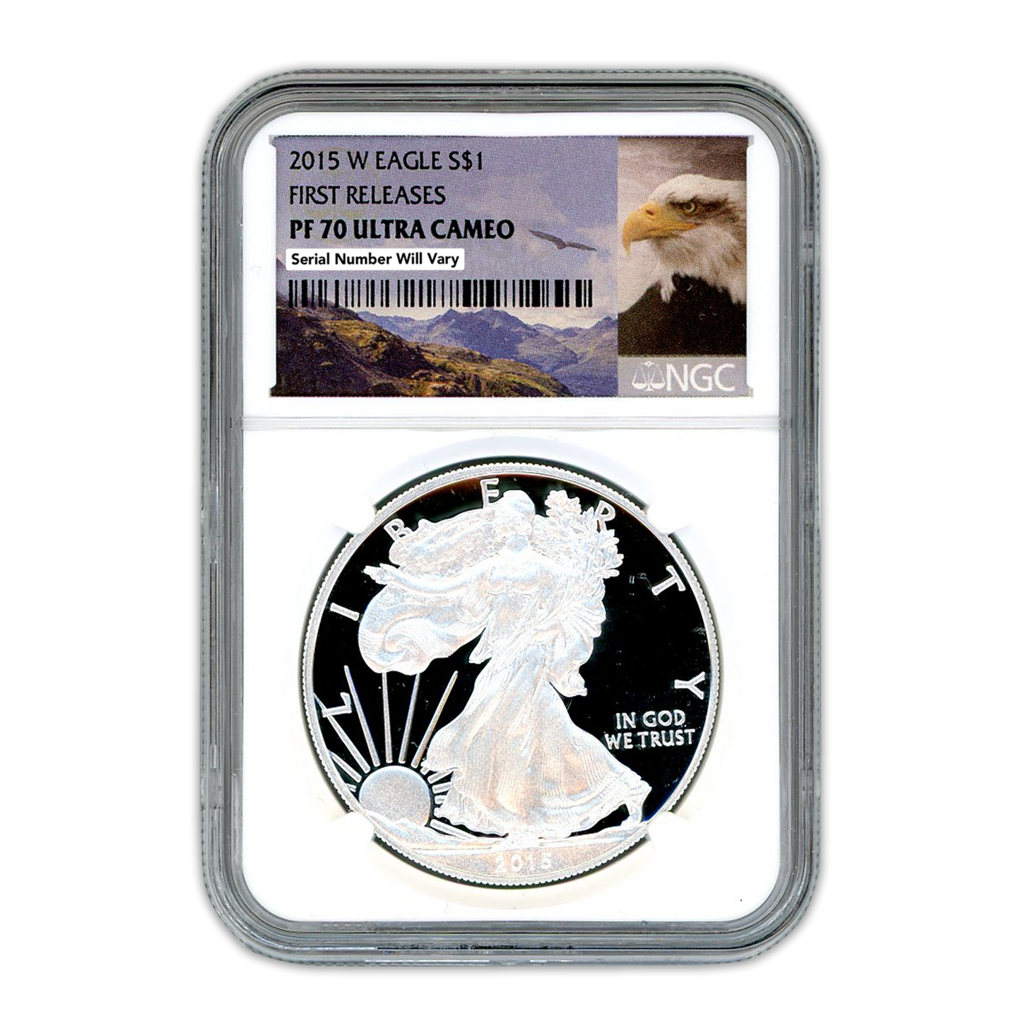 2015 W Silver Eagle - Proof - NGC PF70 Ultra Cameo First Release - CoinsTV