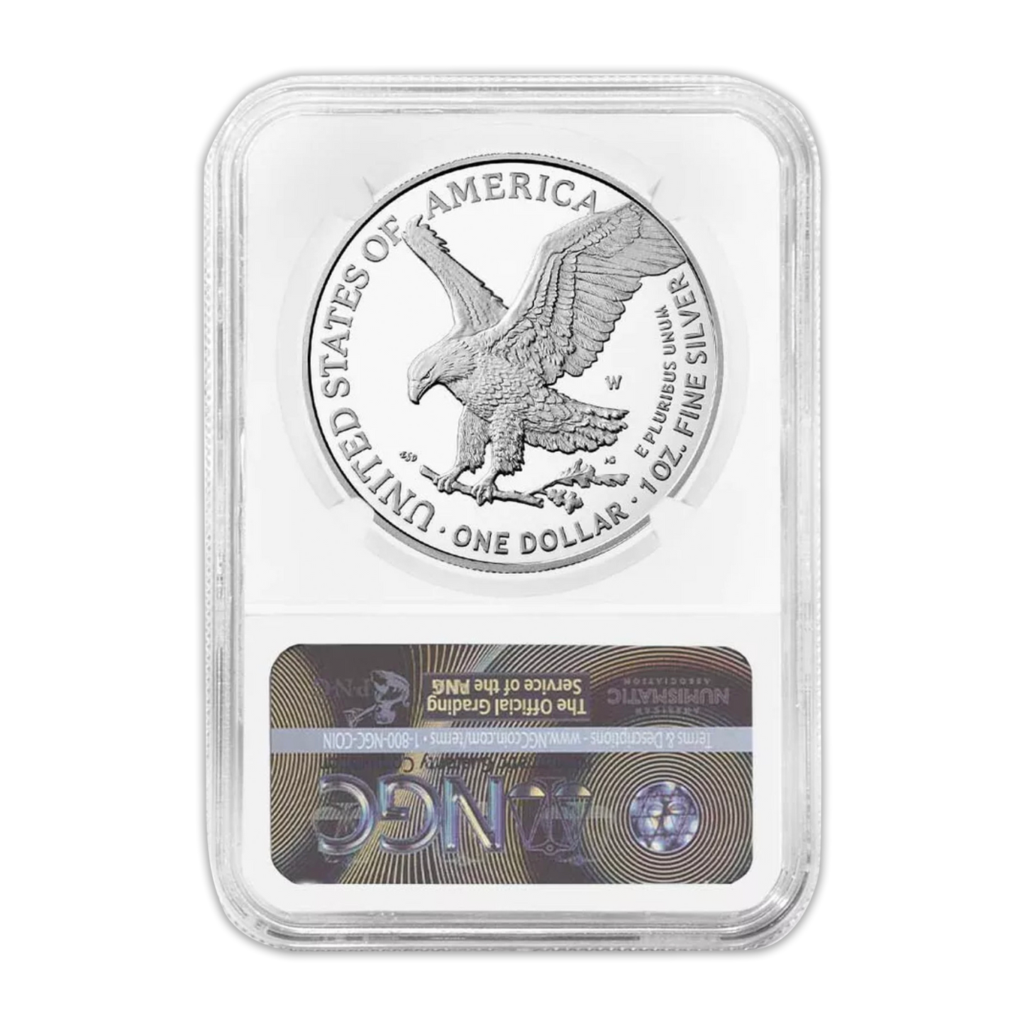2022 W Silver Eagle - Proof - NGC PF70 FDOI First Day of Issue - CoinsTV
