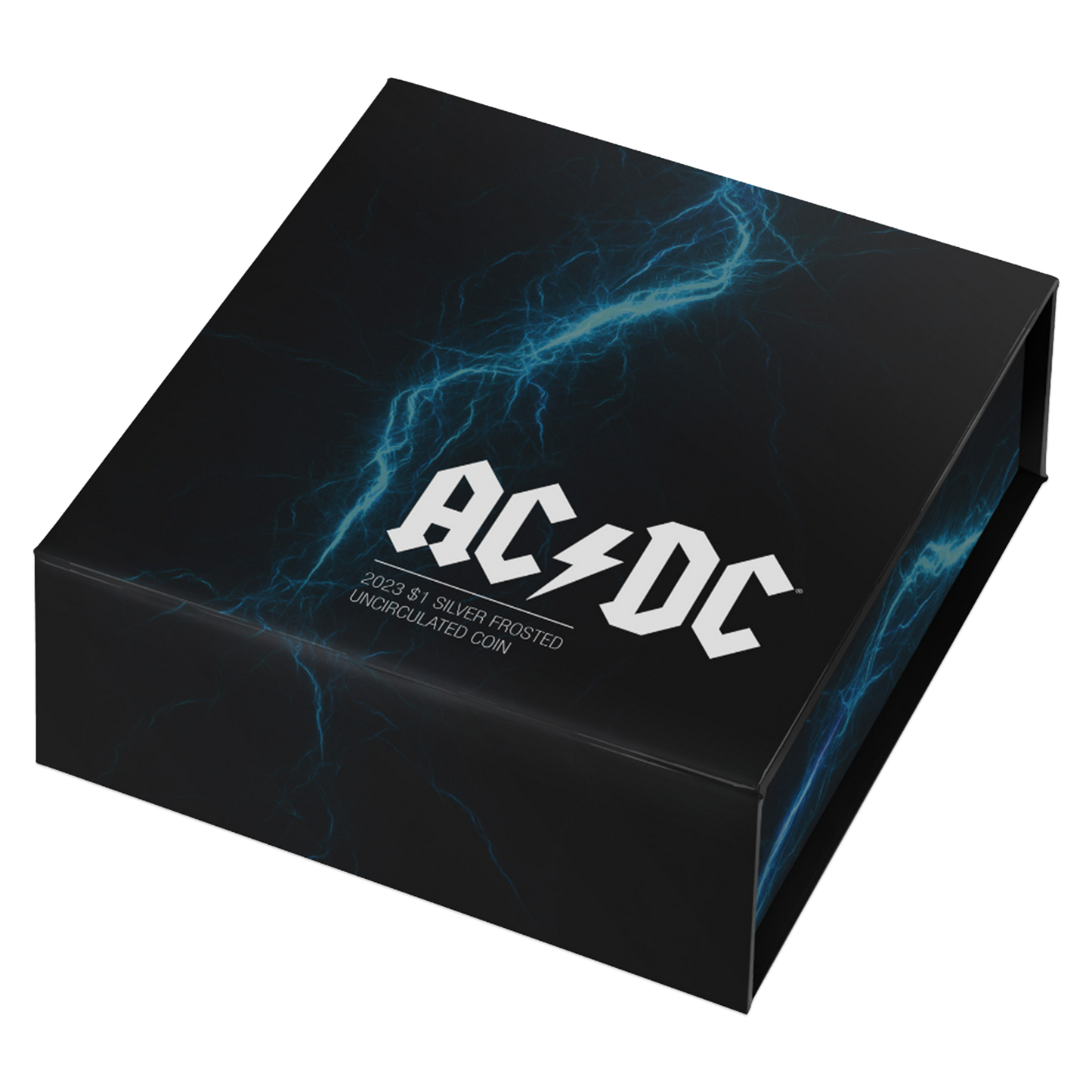 2023 1 oz AC/DC Frosted Silver Uncirculated - CoinsTV