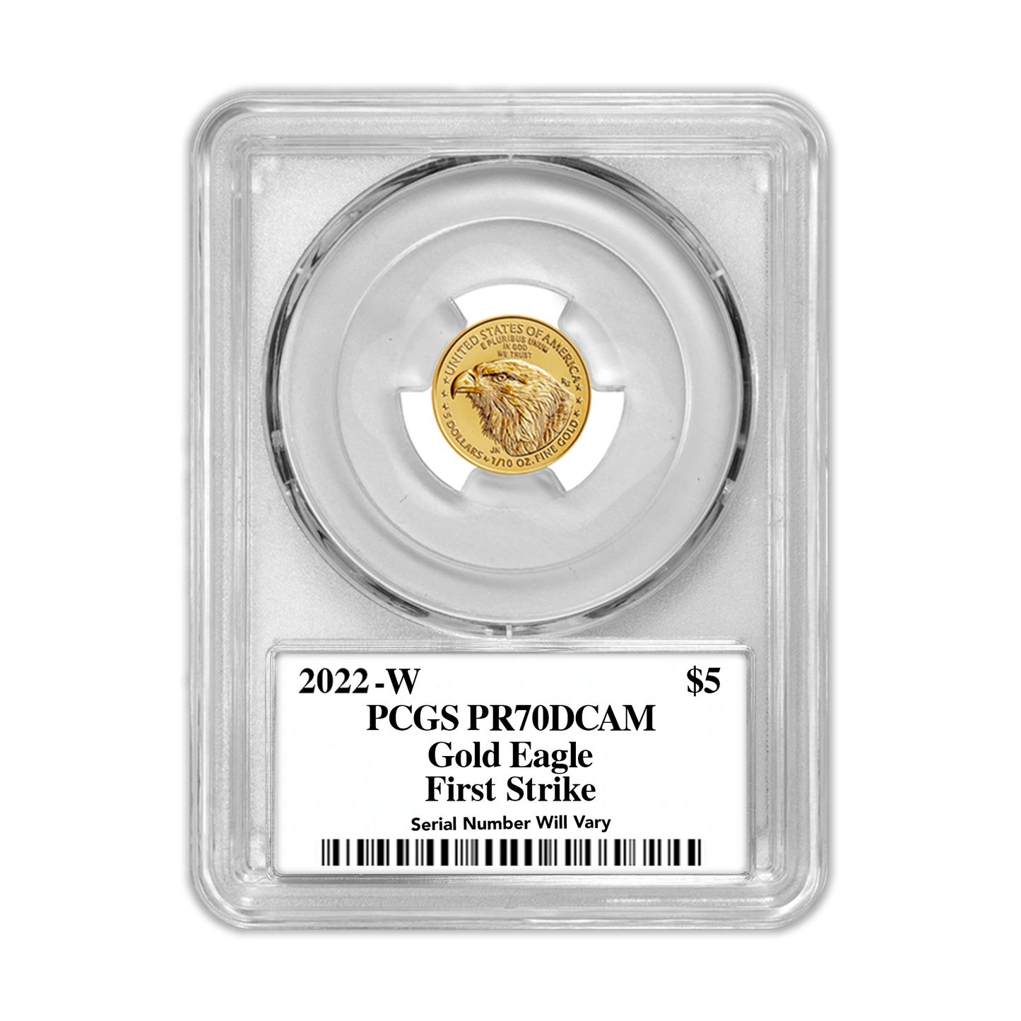 2022 $5 Gold Eagle PCGS PF70 First Strike Truman's Triumph - CoinsTV