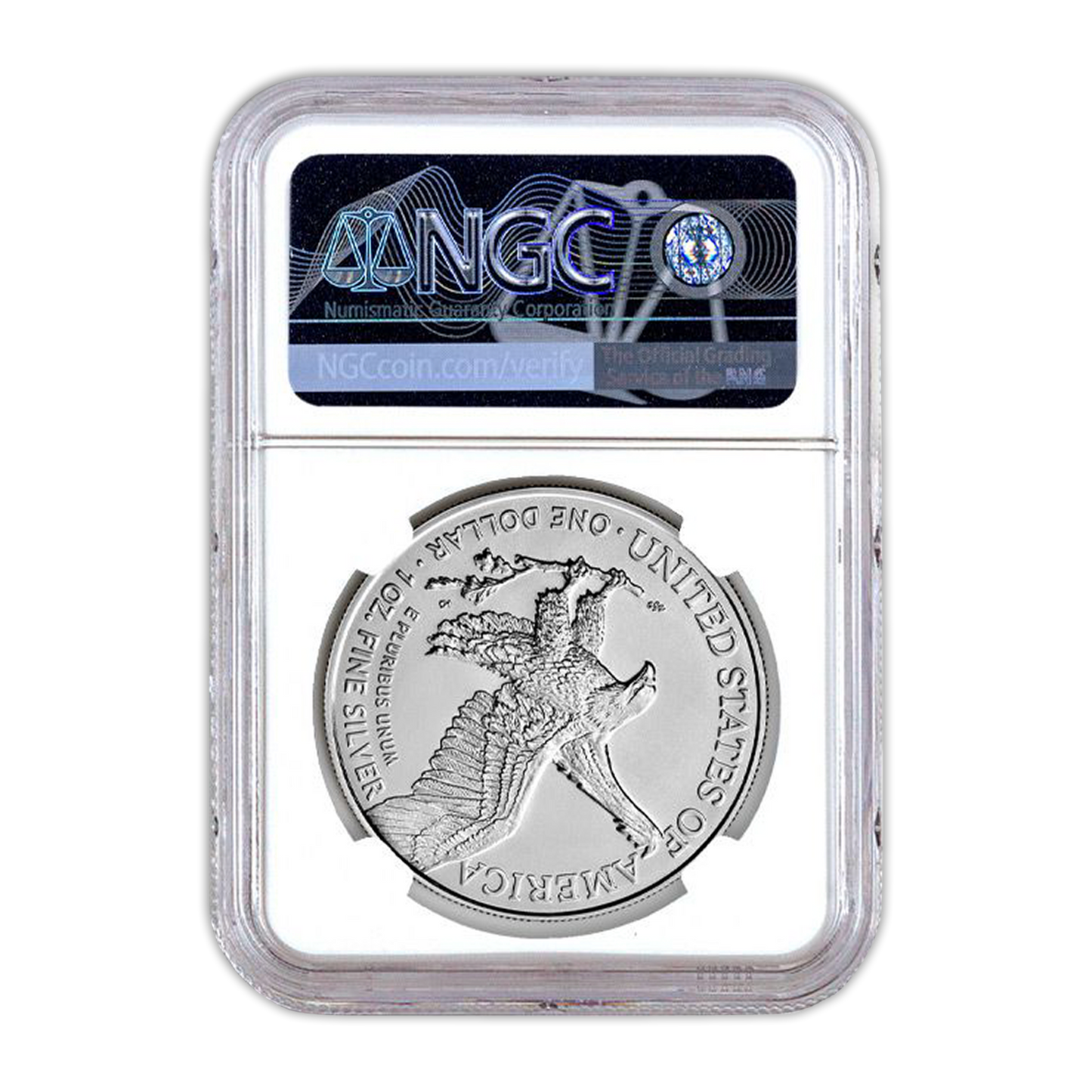 2021-S Silver Eagle - Emergency Production Type 2 - NGC MS70 FDI Gaudioso Label