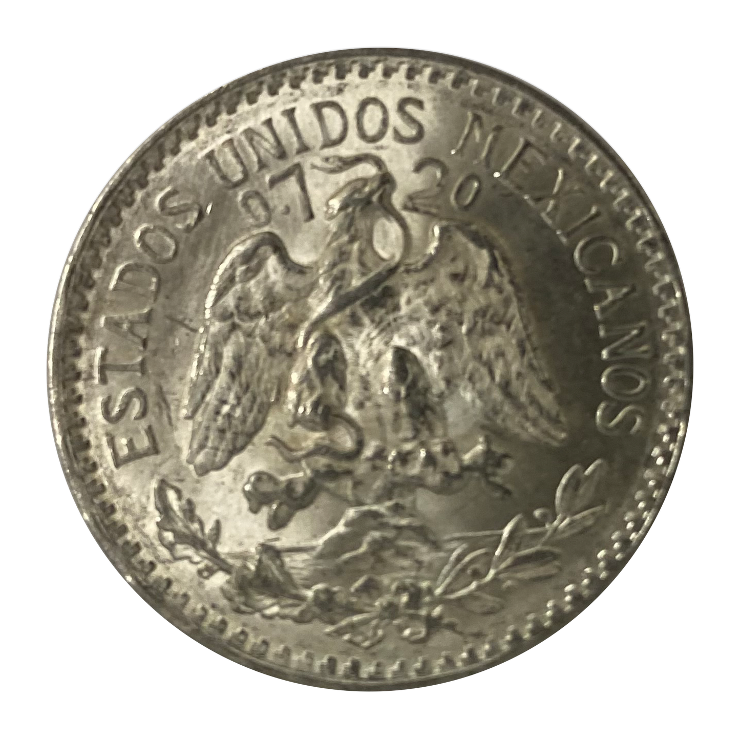 Mexican Fifty Centavos Cap & Rays - .720 Silver - Slider Quality - CoinsTV