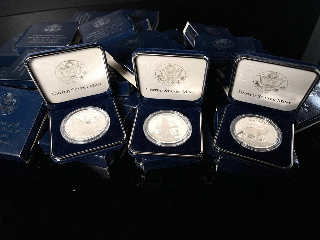 National Wildlife Silver 1oz Medal Grab Bag - CoinsTV