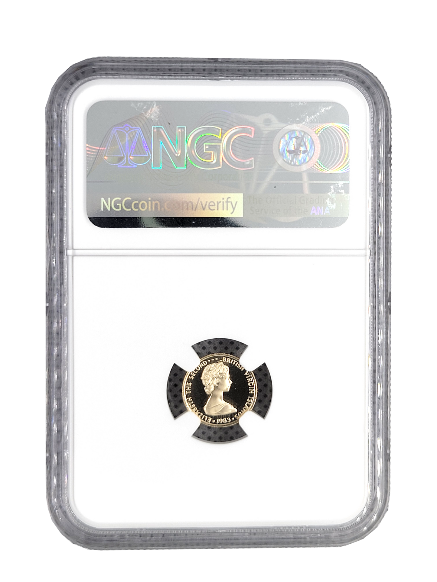 1983 FM B.V. Island G$25 NGC PF70 Ultra Cameo Merlin Hawk - CoinsTV