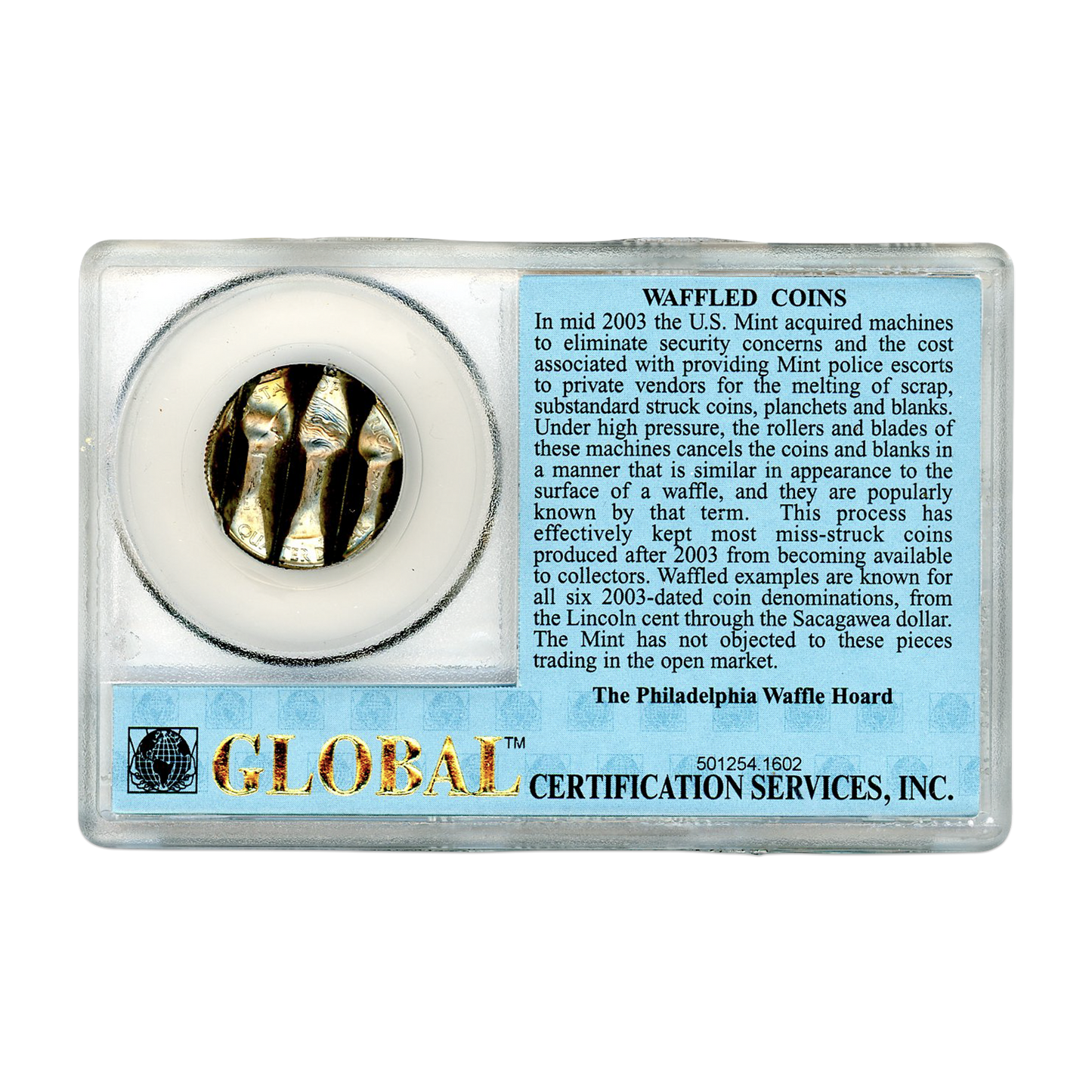 2003 Illinois Quarter Mint Canceled - Global Certified - CoinsTV