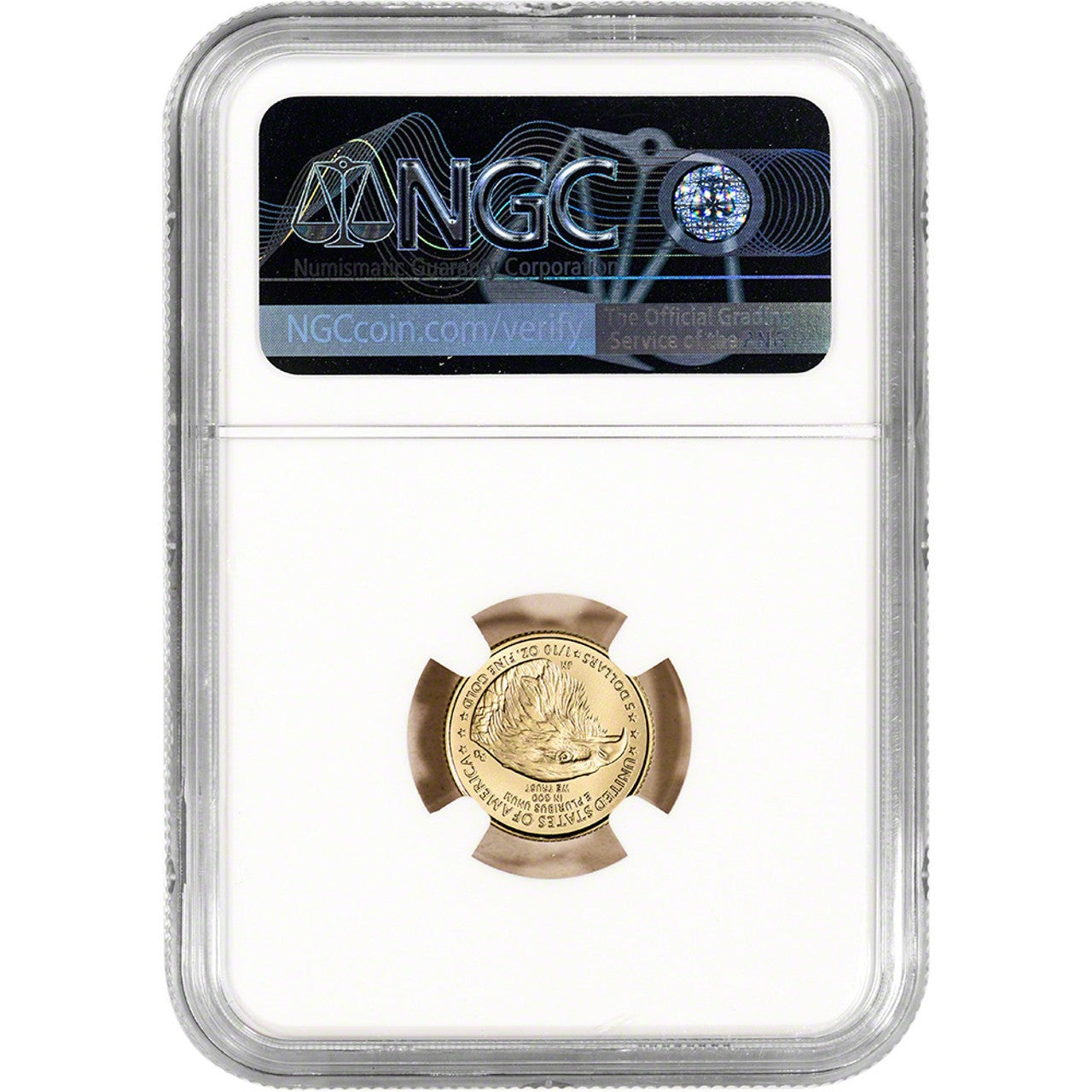 2023 $5 Gold Eagle in God We Trust Label - NGC MS70 Early Releases - CoinsTV