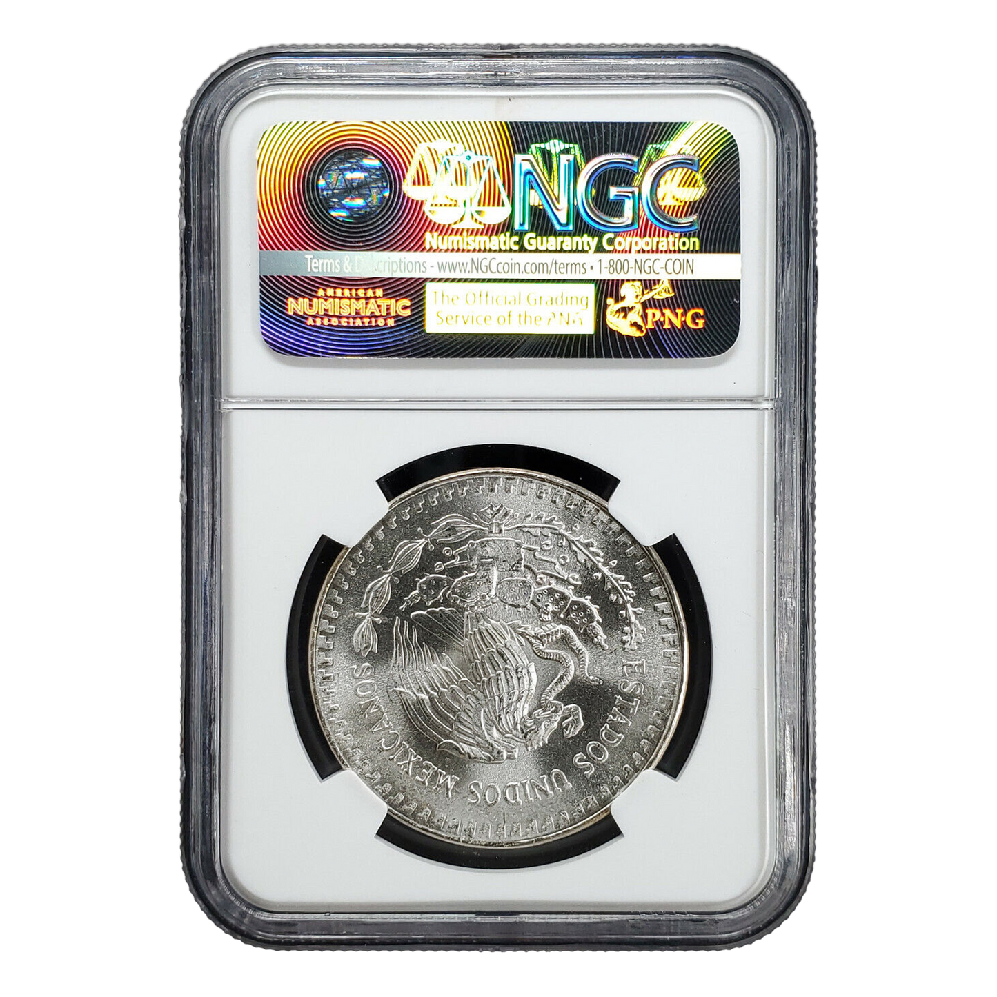 1994 1 oz Mexican Libertad Silver Coin - NGC MS66 - CoinsTV