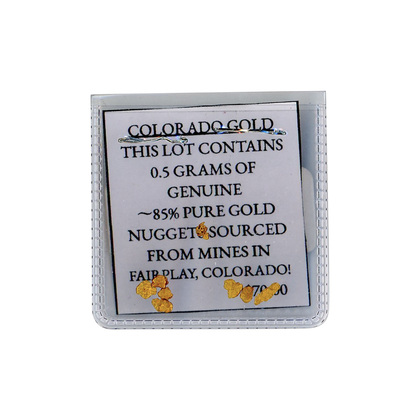 0.5 Gram Colorado Gold Nuggets - CoinsTV