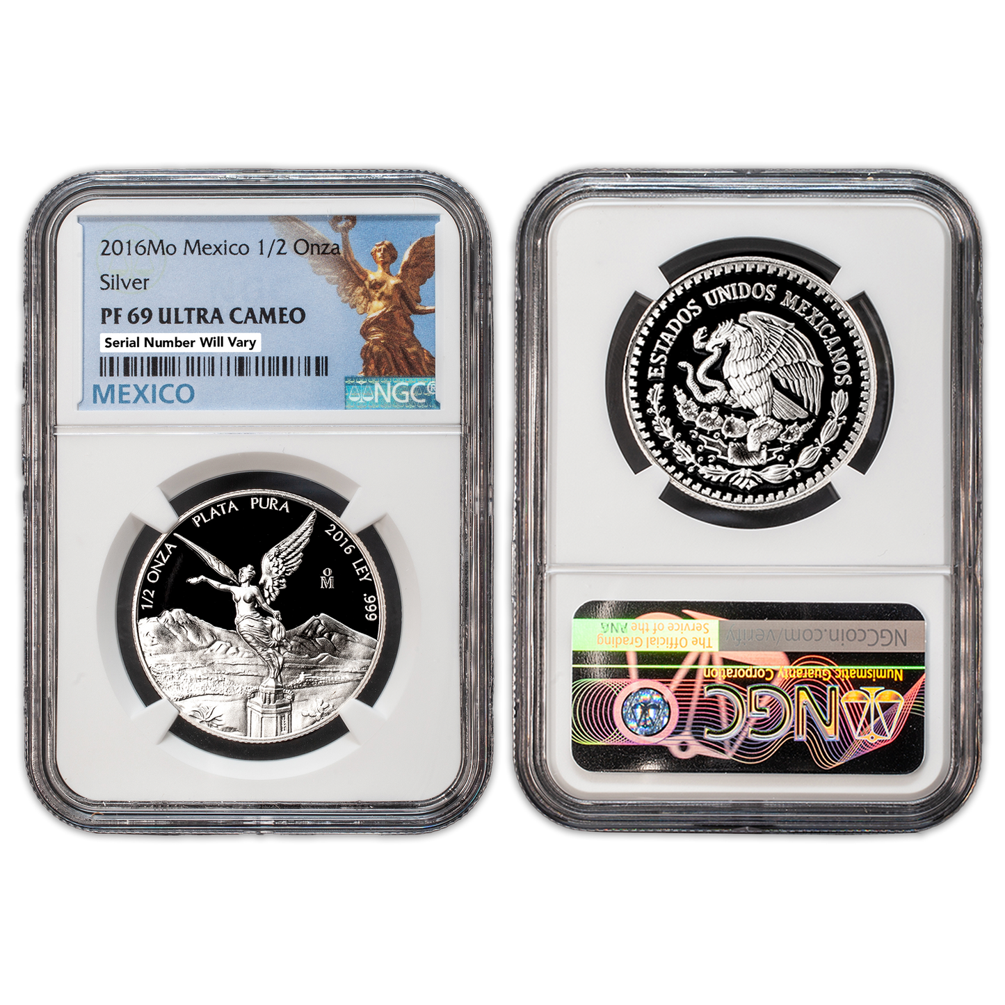 2016 Mexico Libertad - 1/2 Oz Silver Proof - NGC PF69 - CoinsTV