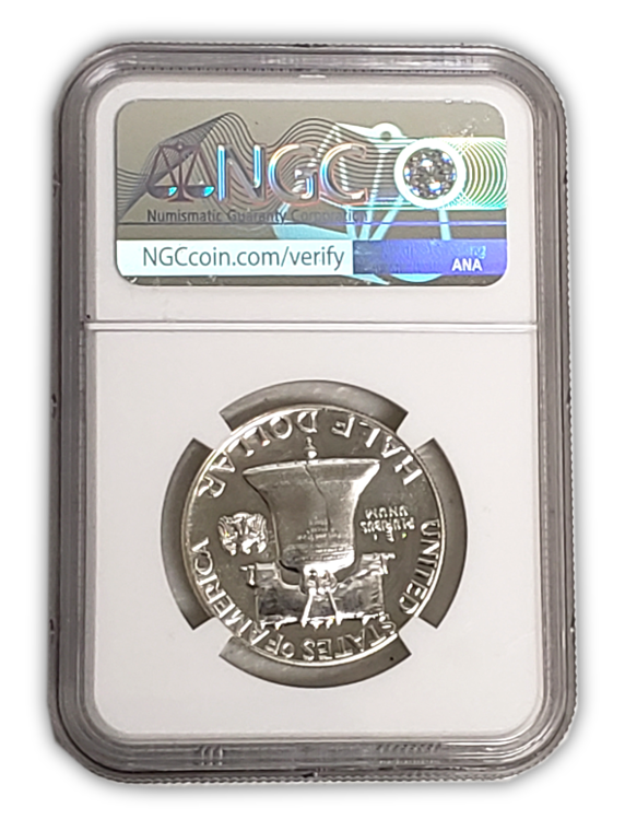 1958 Franklin Silver Half Dollar - NGC PF69 Sight White - CoinsTV
