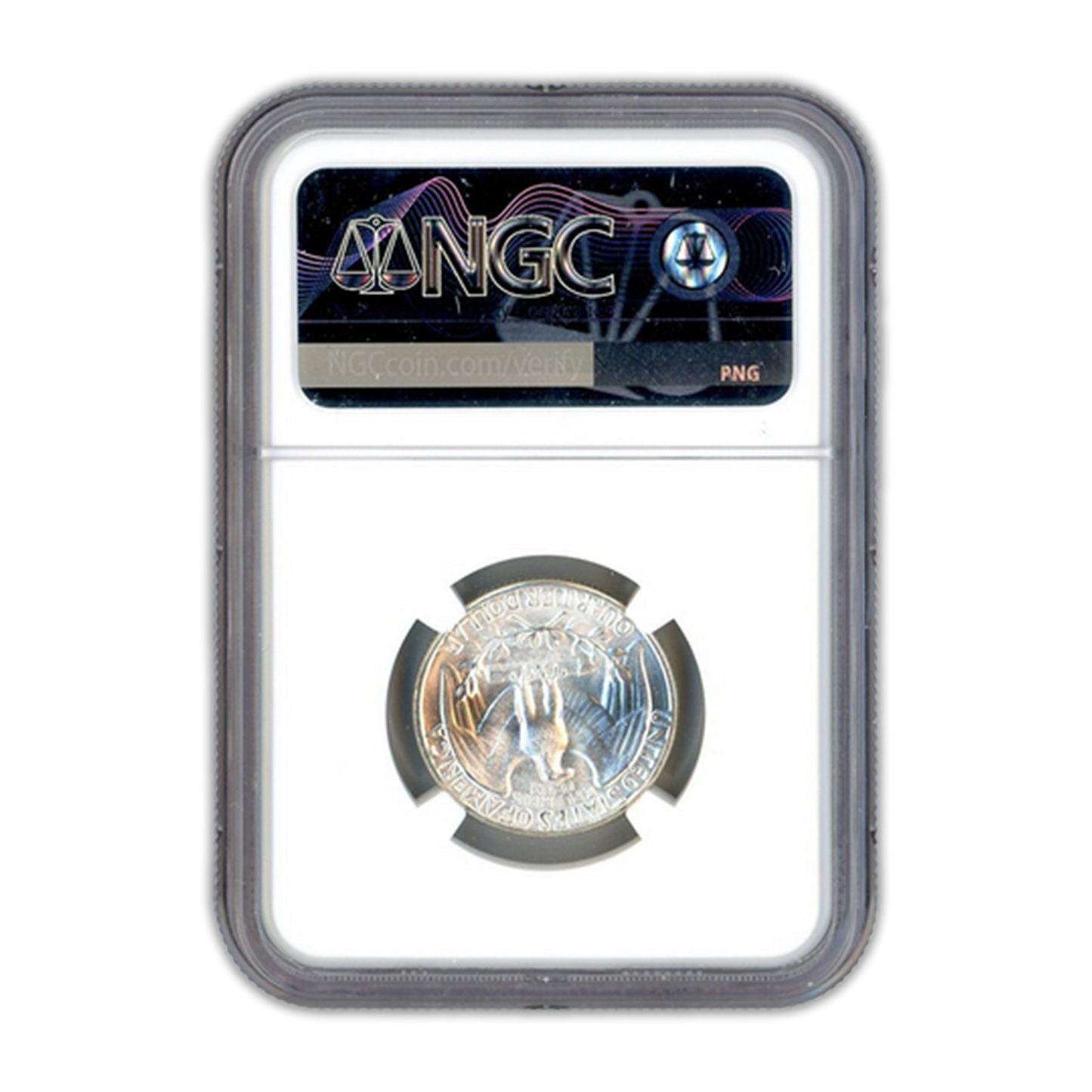 1950 Washington Silver Quarter Philadelphia - NGC MS67 Sight White - CoinsTV