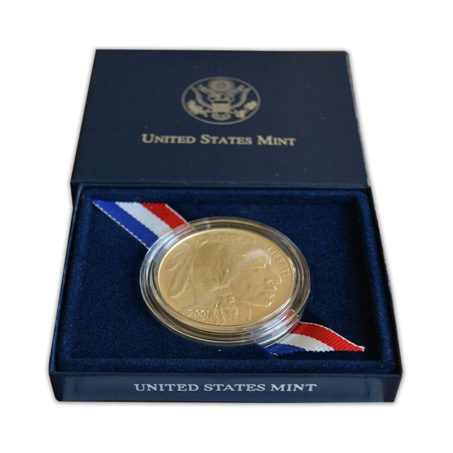 2001 D Buffalo Silver Dollar Uncirculated - Original Government Packaging (OGP) - CoinsTV