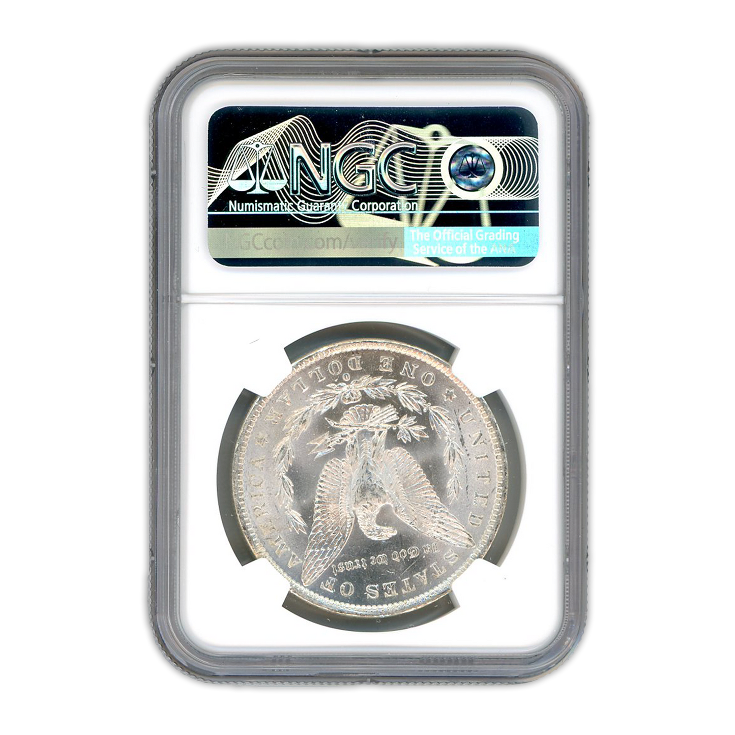 1884-O Morgan Silver Dollar New Orleans - NGC MS63 Sight White - CoinsTV