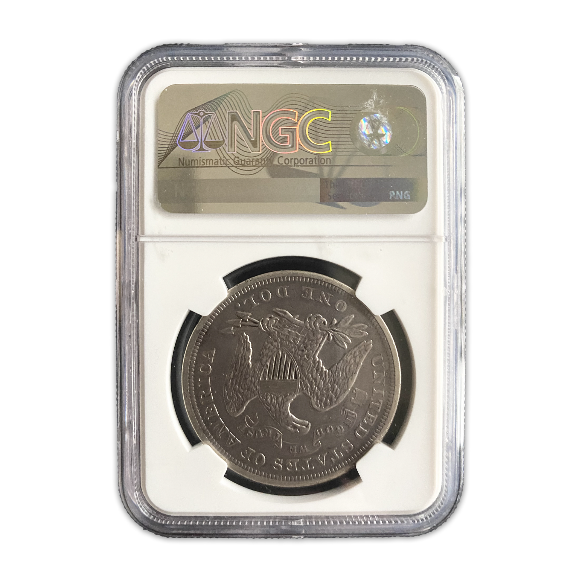 1872 Seated Liberty Silver Dollar - NGC XF40 - CoinsTV
