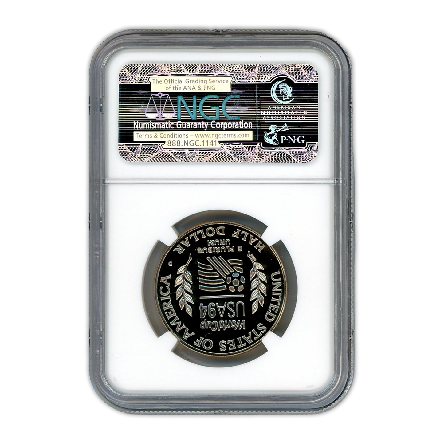 1994-D World Cup Half Dollar - NGC MS69 PL Prooflike - CoinsTV