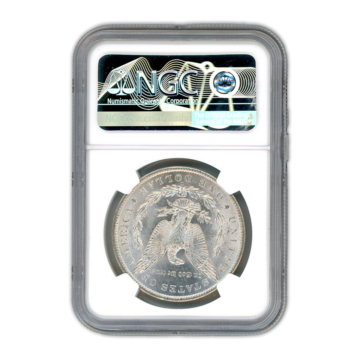 1885 Morgan Silver Dollar New Orleans - NGC MS63 Sight White - CoinsTV