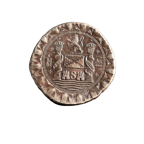1622 Atocha Shipwreck Silver Coin - Restrike (2015) - CoinsTV