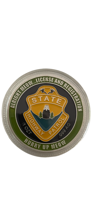 1oz Colorized Super Trooper Silver Round - Littering and Smoking The Reefer - CoinsTV