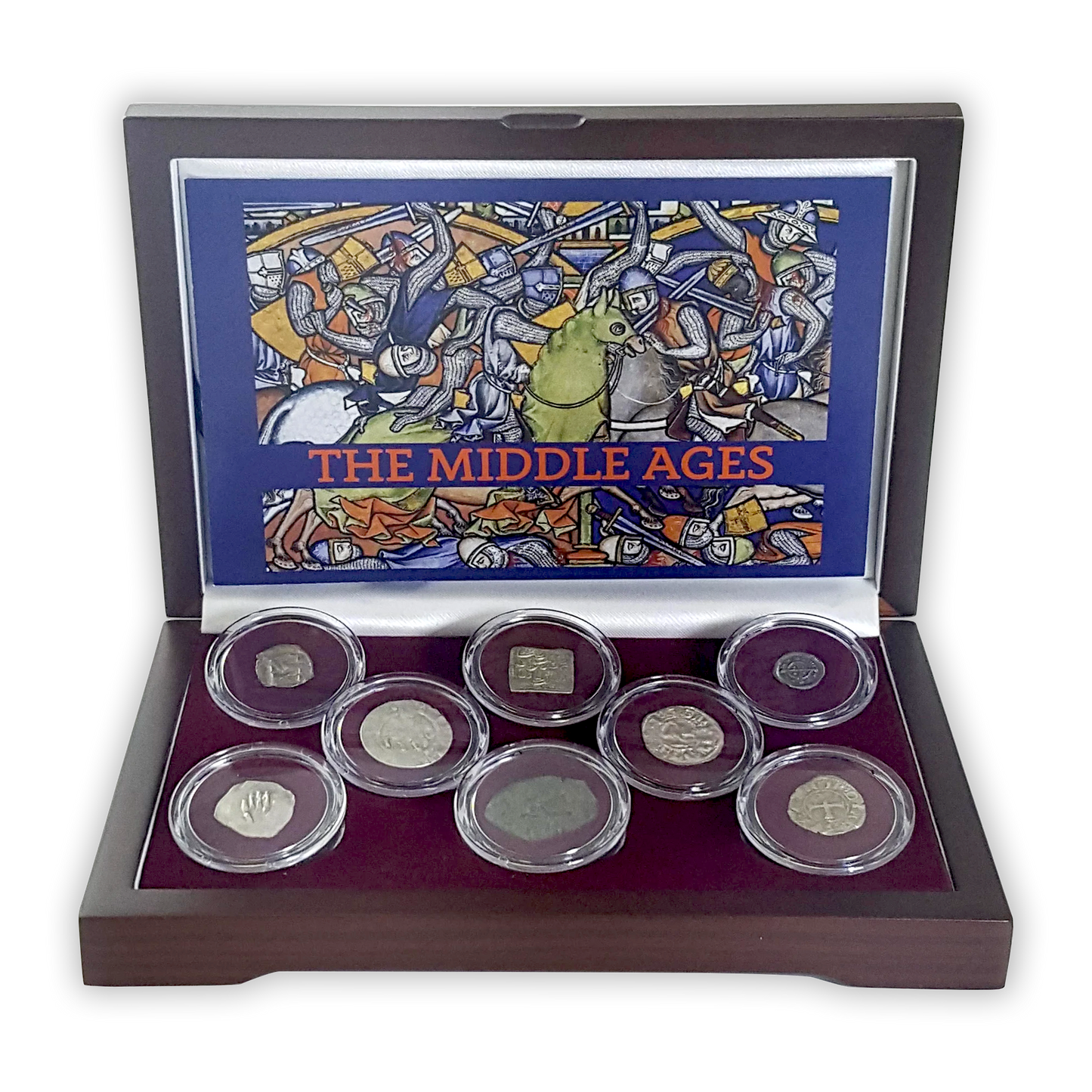 Middles Ages: 8 Coin Silver Box - CoinsTV