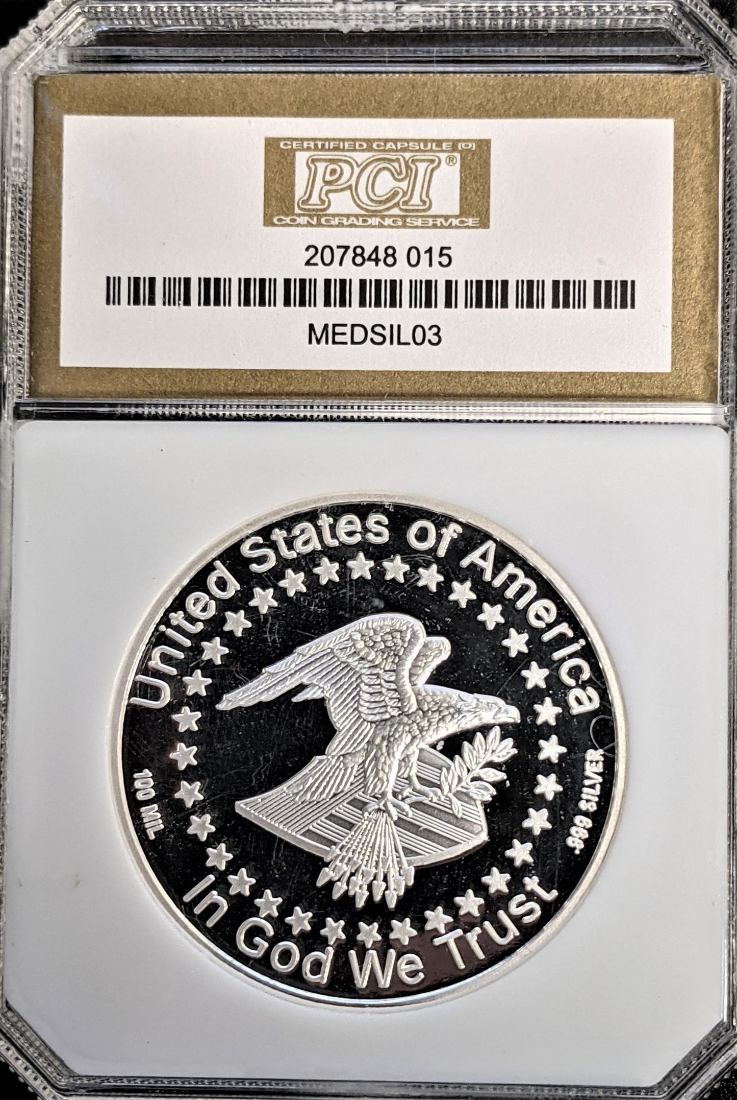 2003 Silver Eagle - Deep Cameo - Classic Coin Series - PCI PR70 - CoinsTV