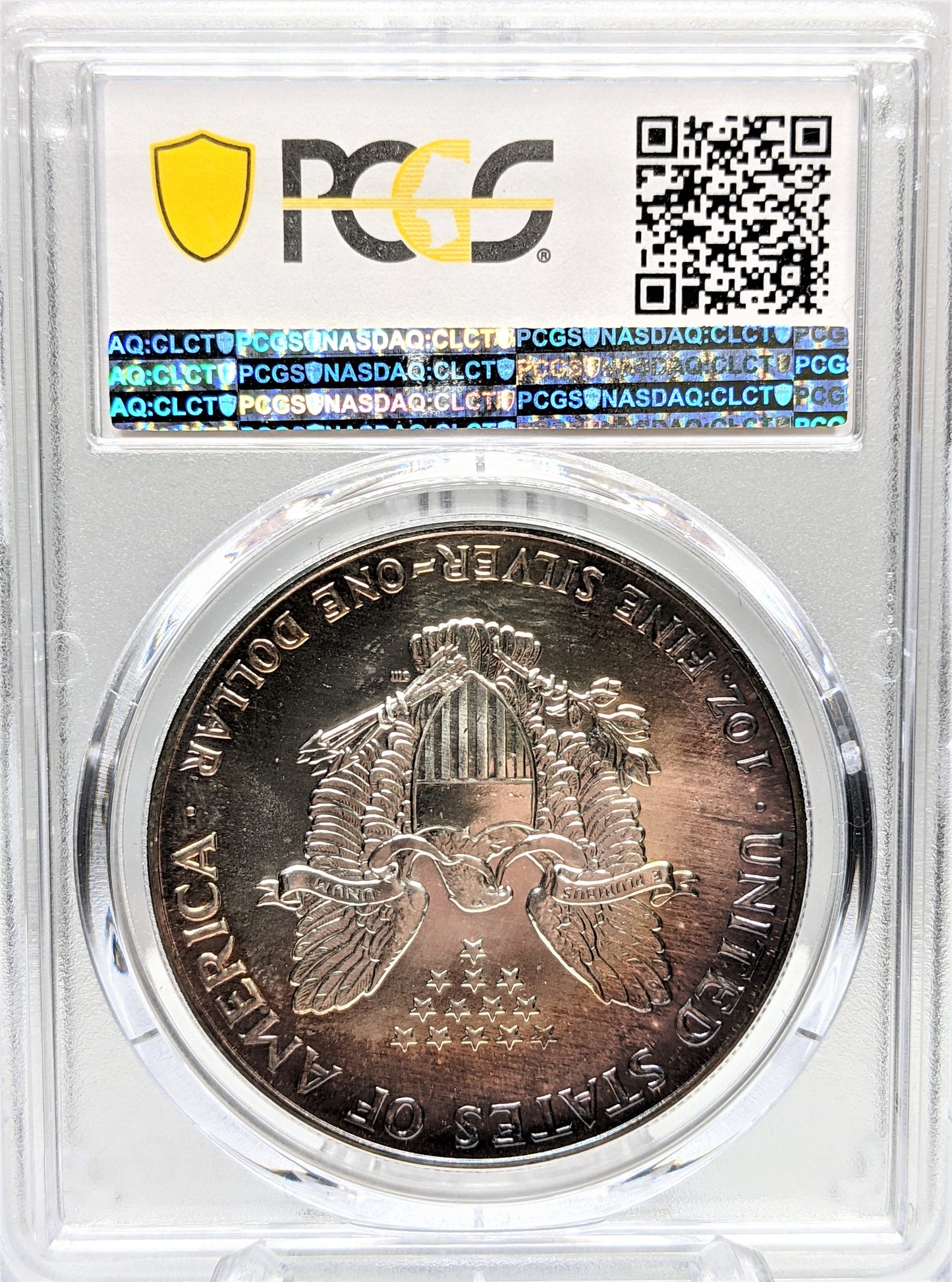1992 Silver Eagle - Beautiful Toning - PCGS MS68 - CoinsTV