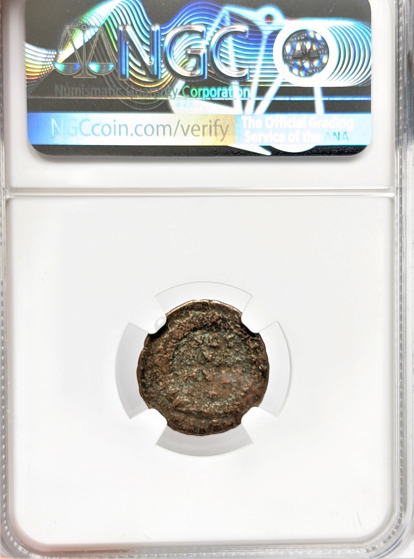 Ancient Roman Bronze Coin - Gratian- Decline and Fall - NGC Certified - CoinsTV
