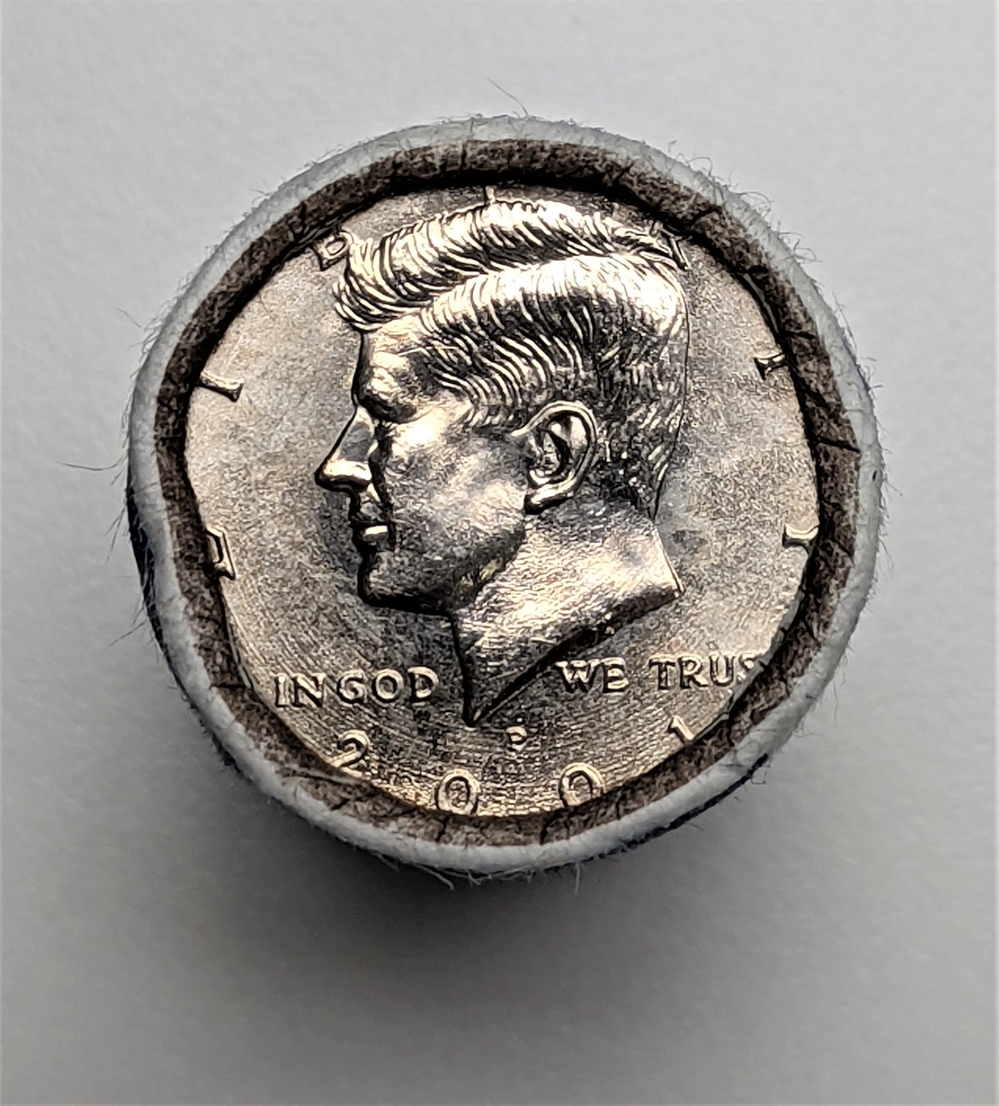 2001 P Kennedy Half Dollar Roll of 20 - Uncirculated - CoinsTV