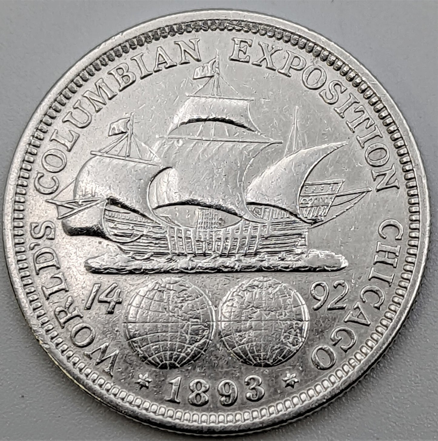 1893 Columbian Exposition Silver Half Dollar - Brilliant Uncirculated