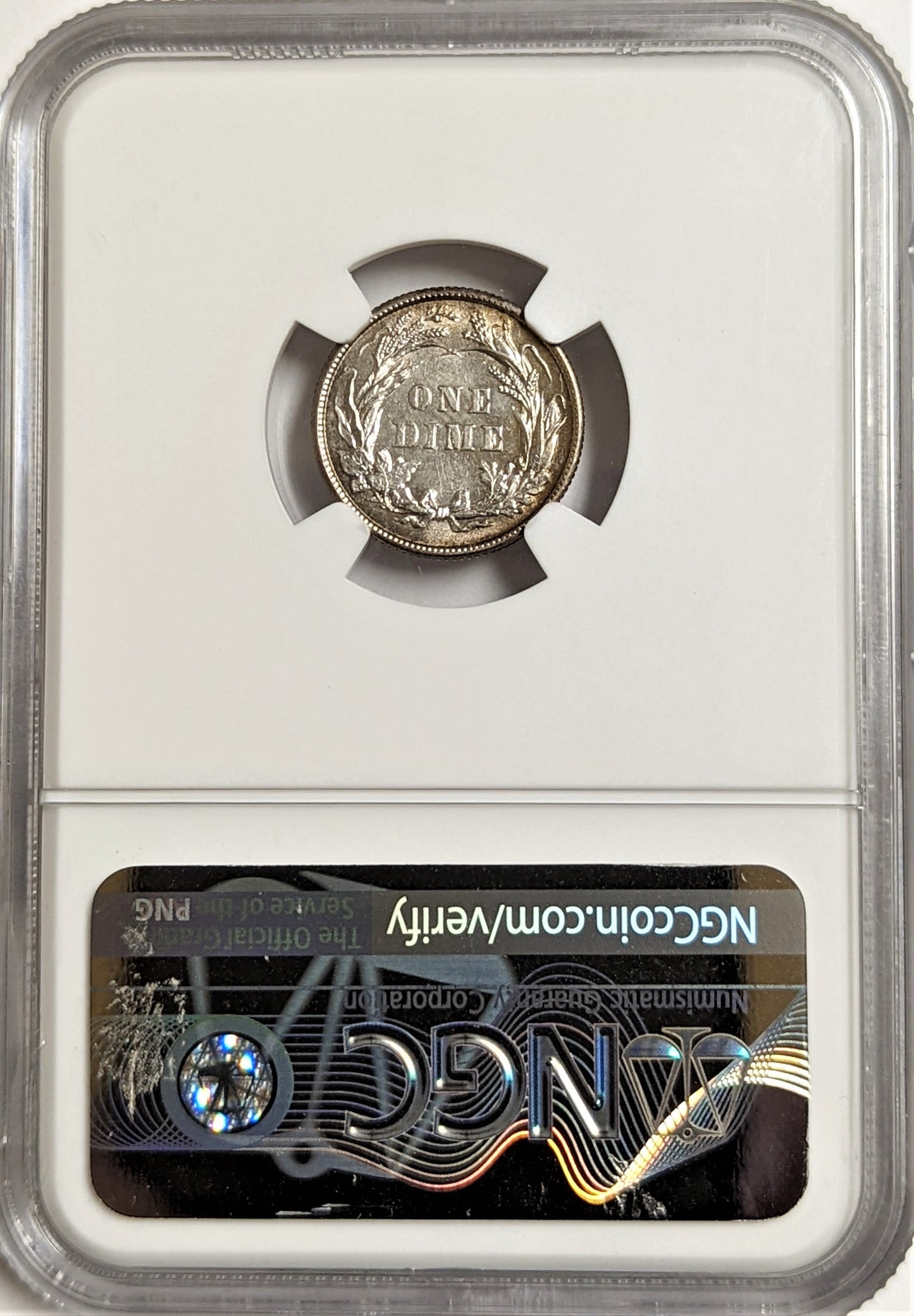 1899 Barber Dime Philadelphia - NGC AU58 - CoinsTV