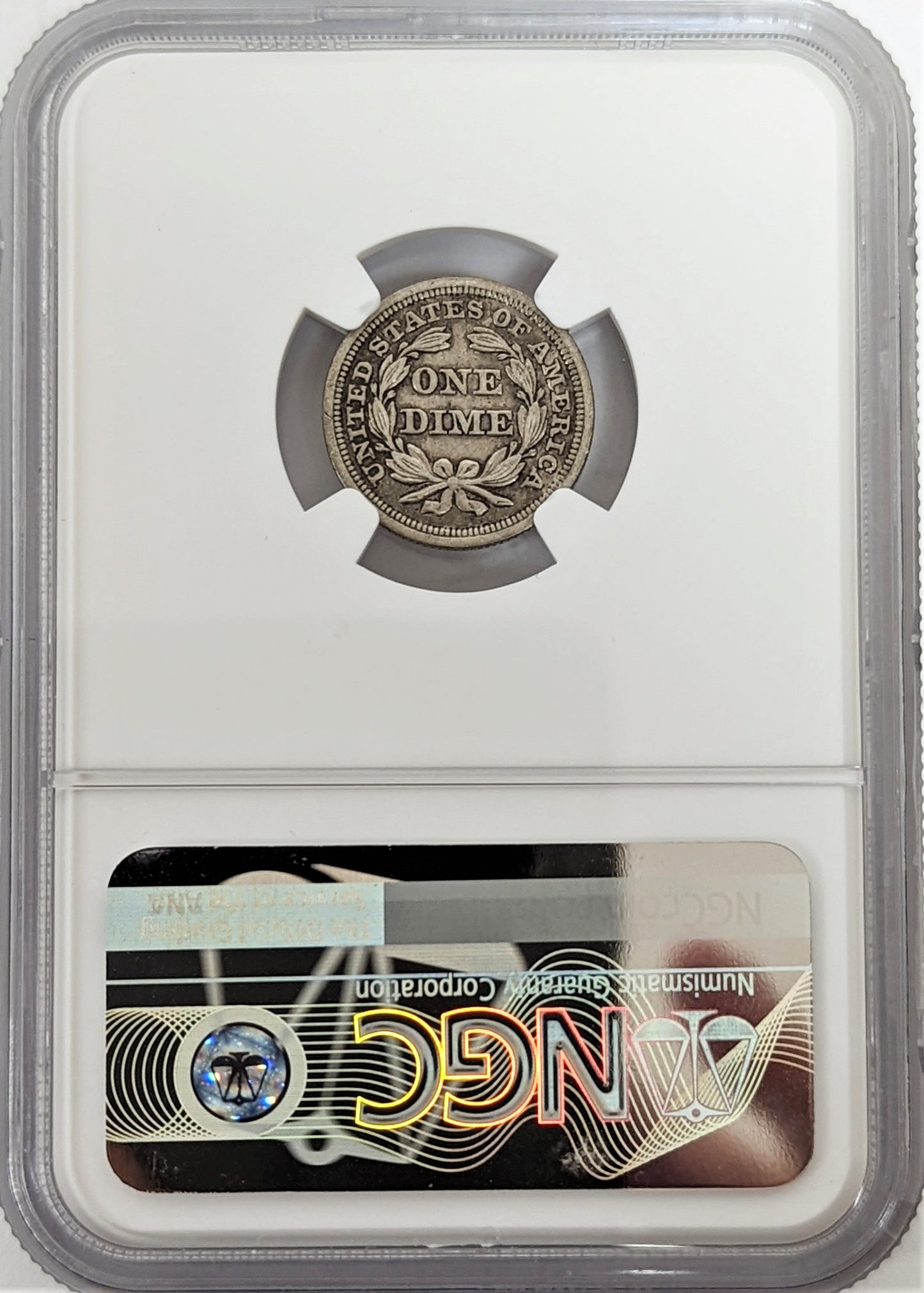 1849 Seated Liberty Dime - NGC XF45 - CoinsTV