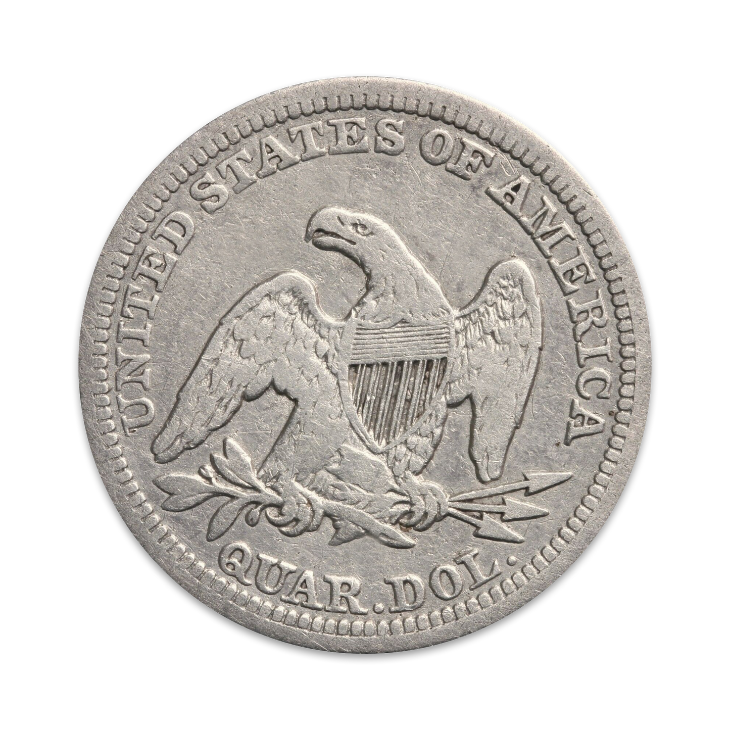 Seated Liberty Quarter - Collectors Quality Circulated - CoinsTV
