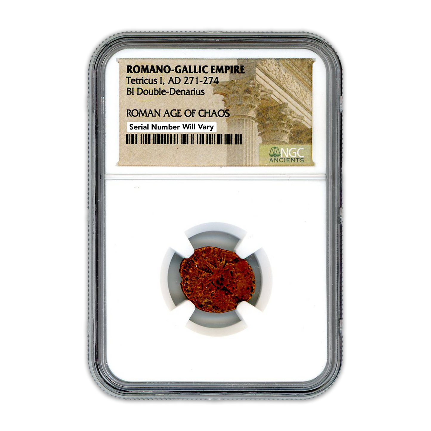 Ancient Roman Bronze Coin - Tetricus I- Age of Chaos - NGC Certified - CoinsTV