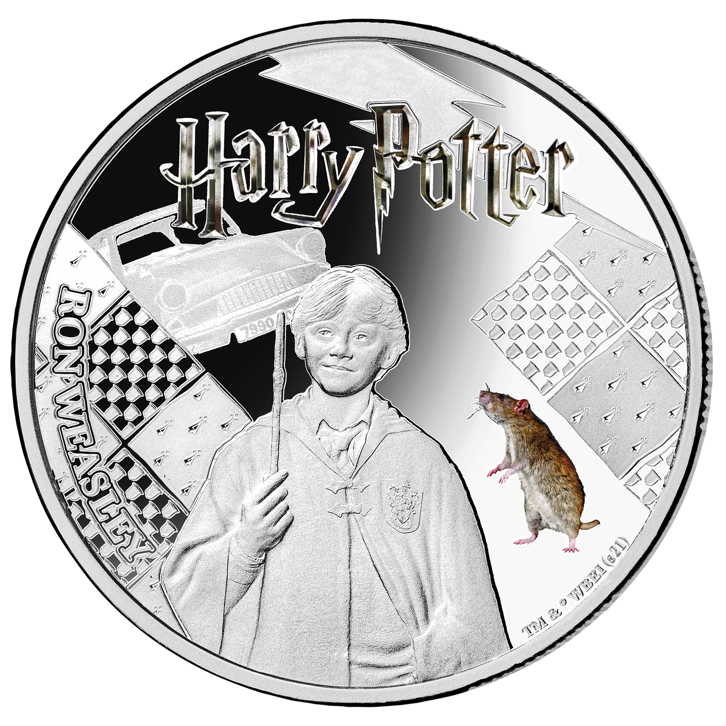 2021 Wizarding World of Harry Potter 1 Oz Silver Coin 3 pc Proof Set - CoinsTV