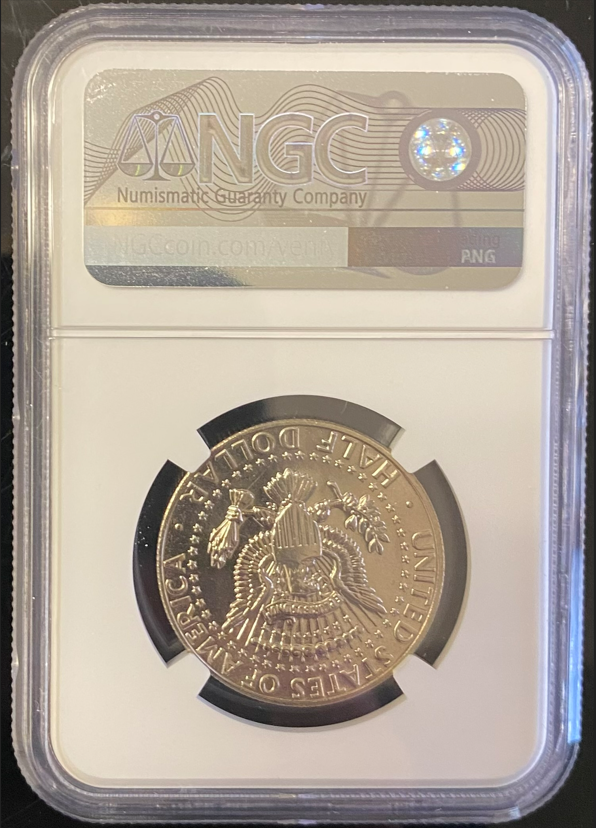 1986 Kennedy Half Dollar Philadelphia NGC MS66 PL - CoinsTV