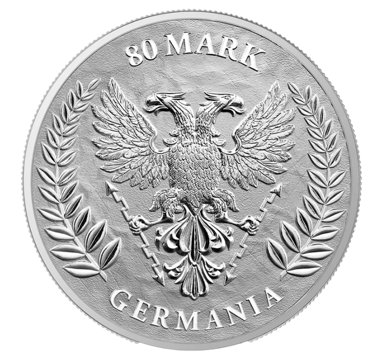 2023 1 Kilo Germania Silver - Brilliant Uncirculated - CoinsTV