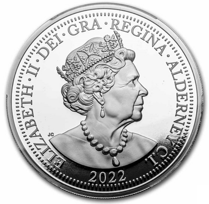 2022 2 oz Alderney Four Graces Silver