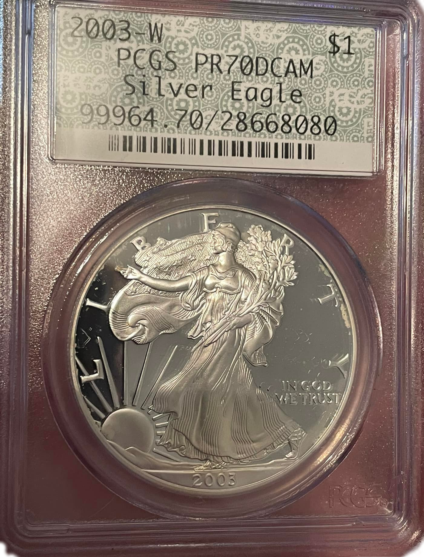 Grab Bag - PCGS Certified PR70 Silver Eagle Doily Labels - CoinsTV