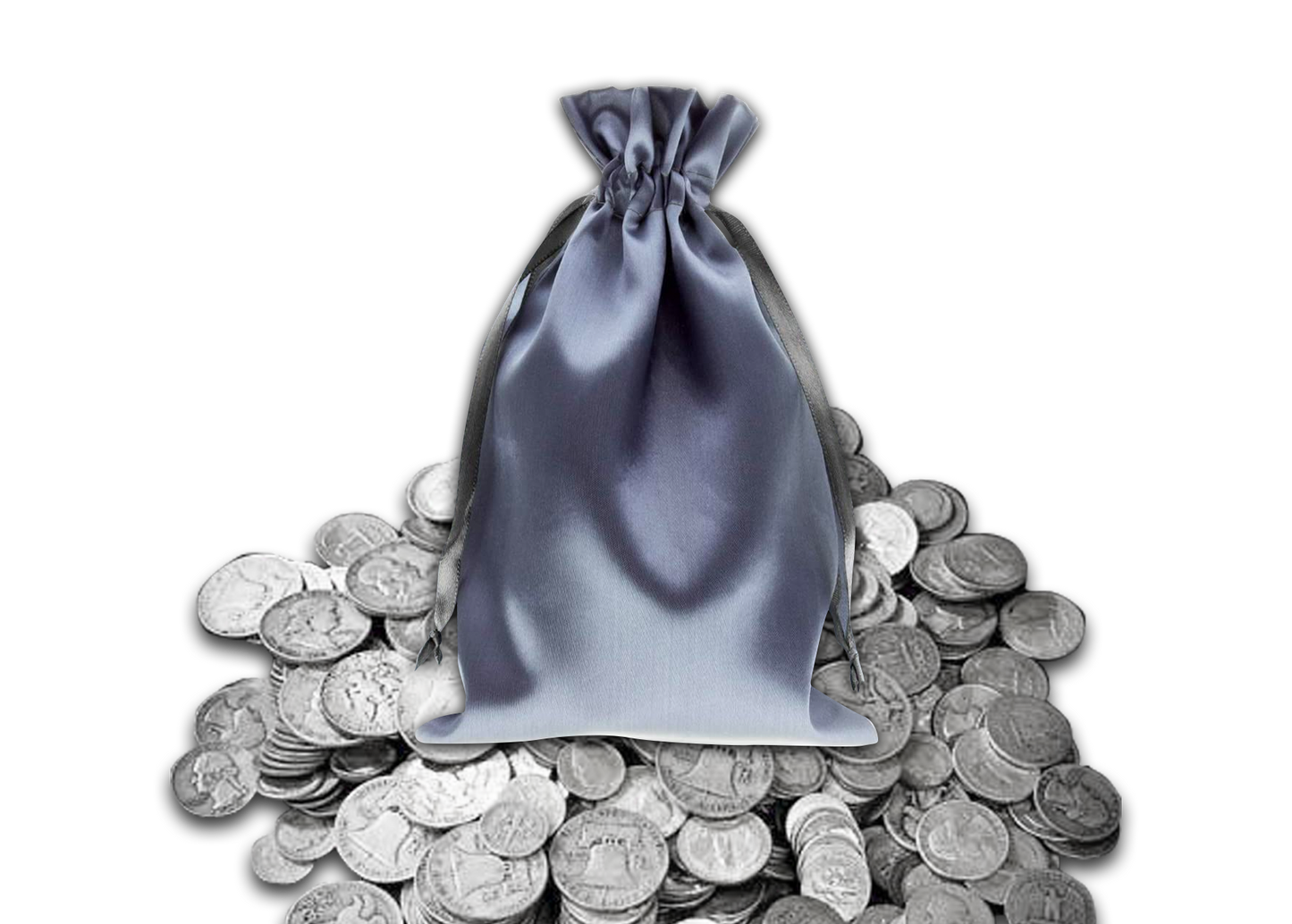 Southern Silver Bag - 1/2 Lb of Unsearched 90% Silver US Coins - CoinsTV