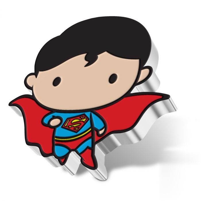 2021 Superman Chibi Collection 1 oz Silver Coin - New Zealand Mint