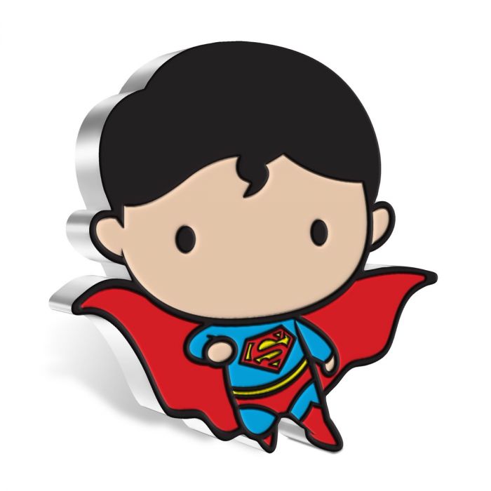 2021 Superman Chibi Collection 1 oz Silver Coin - New Zealand Mint