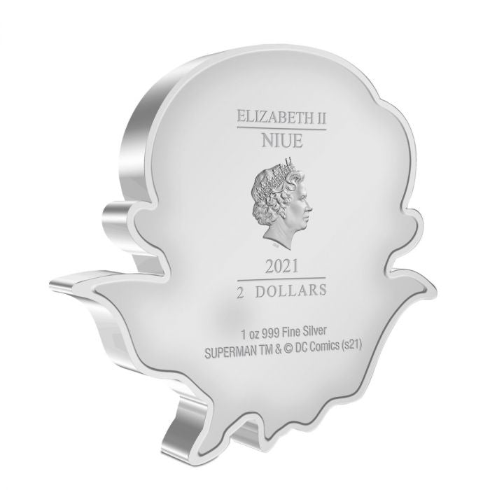 2021 Superman Chibi Collection 1 oz Silver Coin - New Zealand Mint