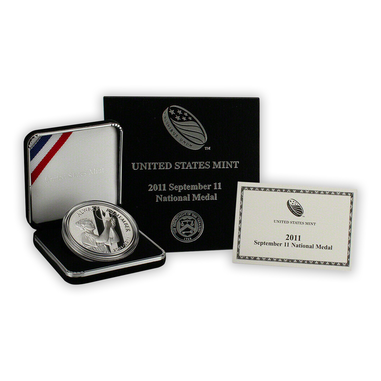 2011-W 9/11 National Medal Proof - Original Government Packaging